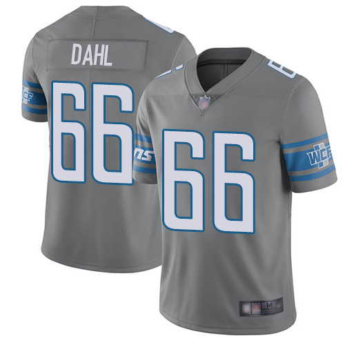 Detroit Lions Limited Steel Men Joe Dahl Jersey NFL Football #66 Rush Vapor Untouchable->detroit lions->NFL Jersey